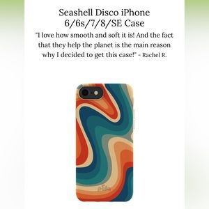 Pela case for iPhone 7/8. Unused. Disco design.